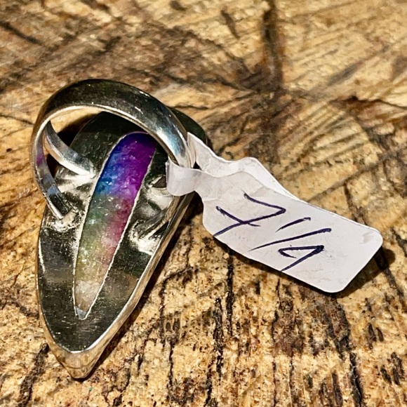 Solar Quartz Ring Size 7 1/4 - Picture 4 of 6
